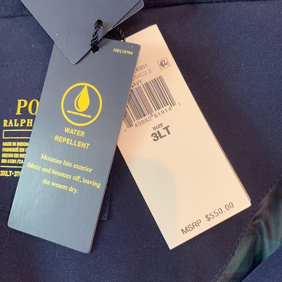 Polo Ralph Lauren Down Performance Parka with Removable Faux Fur Trim NEW! - Picture 8 of 11